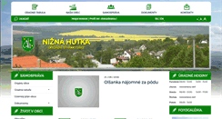 Desktop Screenshot of niznahutka.sk